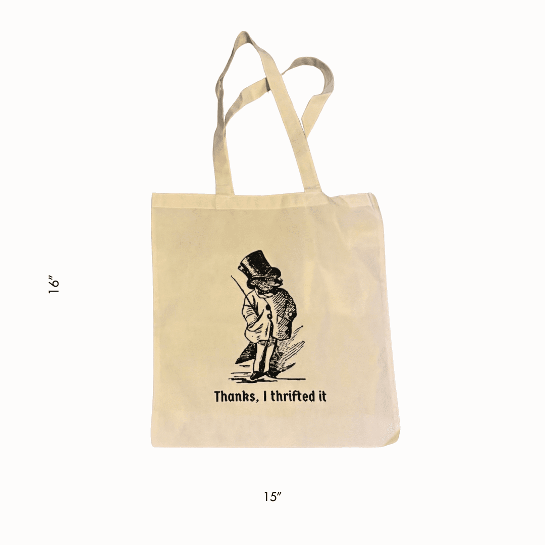 Thanks, I Thrifted it Tote - Image 2